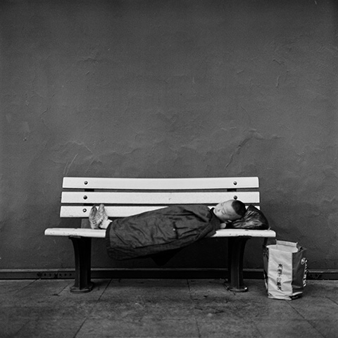 People Beneath the City Wall, a photographic series on marginal urban spaces and human presence